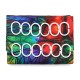 Colorful Dreamy Tree Pattern Bathroom Waterproof Shower Curtain Floor Mat Pedestal Rug Toilet Lid Cover Bath Mat