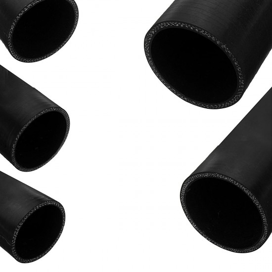 150mm Black Silicone Hose Rubber 15 Degree Elbow Bend Hose Air Water Coolant Joiner Pipe Tube