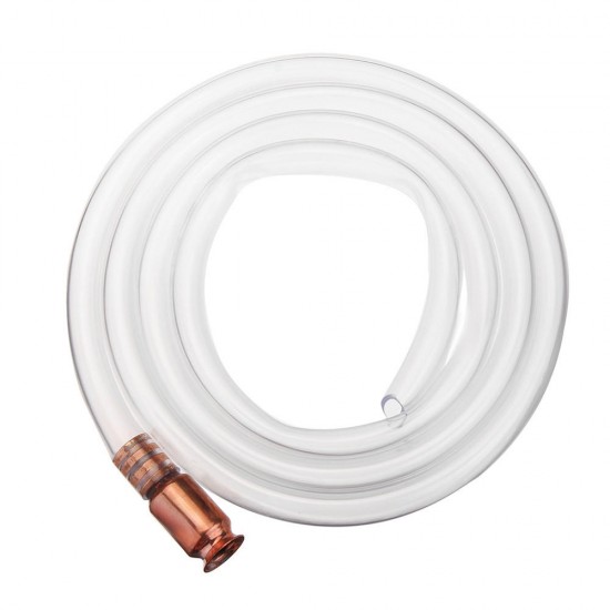 1.92M Shaker Siphon Anti-Static Hose Fuel Hose Silicone Hose Self Priming Tubing Brass Tip