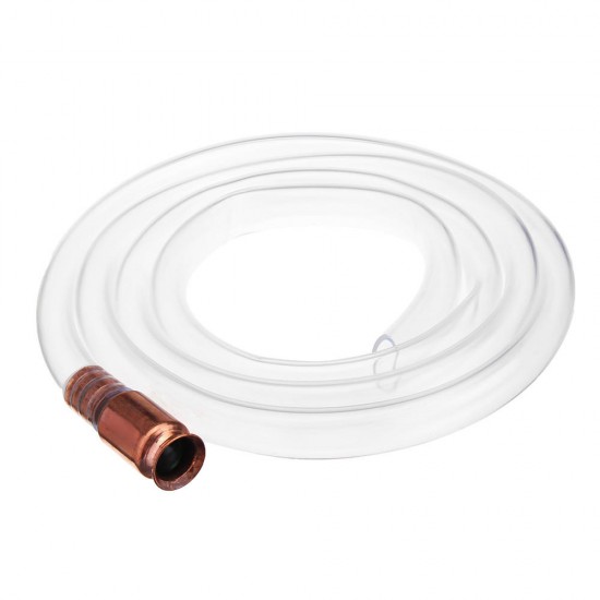 1.92M Shaker Siphon Anti-Static Hose Fuel Hose Silicone Hose Self Priming Tubing Brass Tip