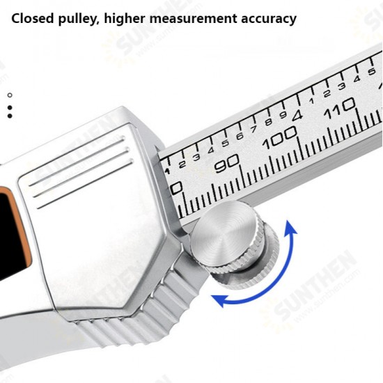 150mm LCD Stainless Steel Digital Caliper with Backlight Electronic Vernier Caliper 6 inch Micrometer Ruler Calipers Measuring Tool