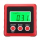 4 x 90° Digital Bevel Box Gauge Angle Finder Protractor Waterproof LCD Green Backlight Display