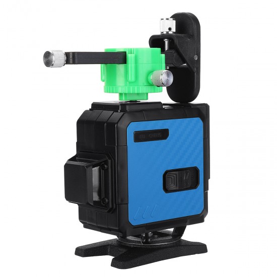 8/12/16 Lines 4D 360° Rotatable Green Light Laser Level Auto Self Leveling Rotary Cross Measure Tool