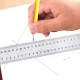 90 Degree Square Feet Mahogany Handle Thickened Stainless Steel Square Ruler Protractor 300MM Tool Accessories