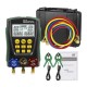 DY517A Refrigeration Digital Manifold Pressure Gauge Set Vacuum Pressure Meter Testing HVAC Temperature Tester