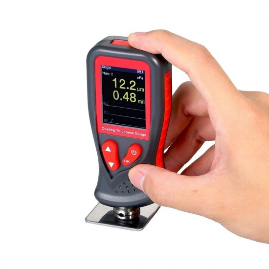 GT230 Coating Thickness Gauge Automobile Paint Detector Mini Digital Coating Thickness Tester with Storage Case