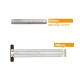 High-Precision Scale Ruler T-Type Hole Ruler Stainless Woodworking Scribing Mark Line Gauge Carpenter Measuring Tool