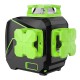 S04CG-L 16 lines 4D Cross Laser Level 4*360° Self-leveling Green Beam Lines USB Charge