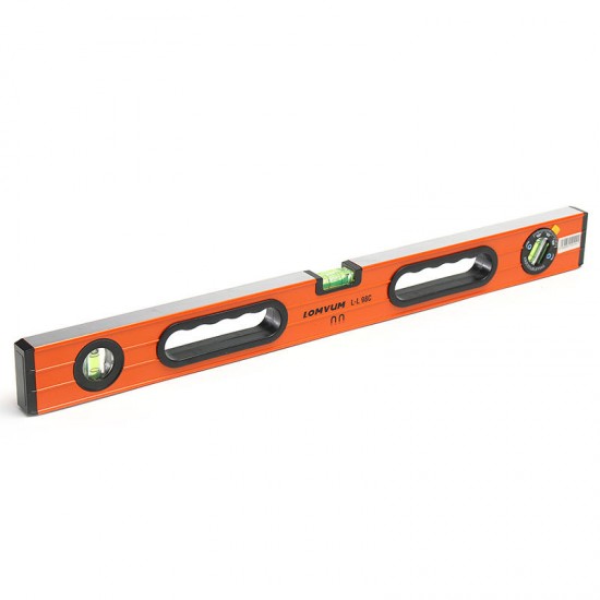 600mm High Precision Spirit Level Magnetic High Bearing Ruler Lever Bubbles Horizontal Ruler Level