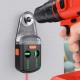 Laser Level Support Drill Dust Collector Electric Vacuum Suction Tool Two Bubbles L-Shape Bracket, Drilling BOX Support