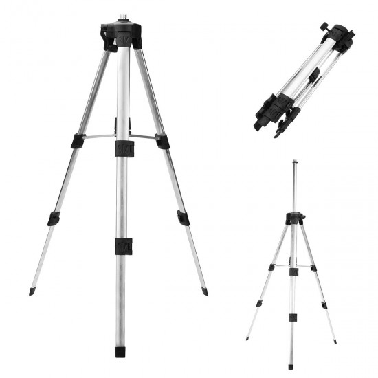 Level Tripod Holder Stand Mount Telescopic Aluminium Alloy for Self Leveling Laser