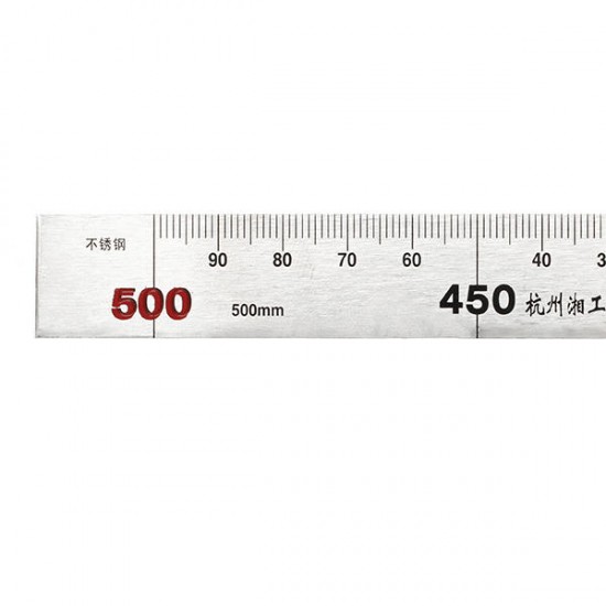 300mm/600mm 90 Degree Stainless Steel Square Ruler