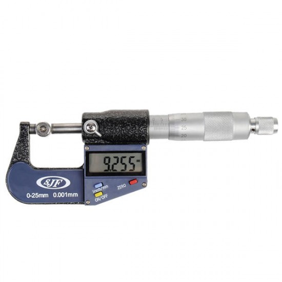 Professional 0-25mm Electronic Digital Micrometer 0.001mm Resolution