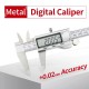 Stainless Steel Digital metal Fraction Caliper 150mm mm/ Inch High Precision large LCD display Vernier Caliper