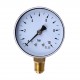 TS-60-10 1/4 Inch NPT Side Mount 10 Bar Metal Water Oil Air Compressor Pressure Gauge Manometer Pressure Measuring Tool