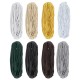 5mm 90m/Roll Cotton Rope Thread Cords String Macrame DIY Craft Wire 8 Strands