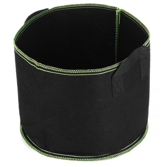 Black Fabric Aeration Grow Pots Breathable Planter Container Bags 1/2/3/5/7/10 Gallon