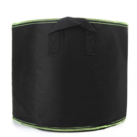 Black Fabric Aeration Grow Pots Breathable Planter Container Bags 1/2/3/5/7/10 Gallon