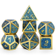 7 Pcs/Set Metal Dice Set Role Playing Dragons Table Board Game Toys With Cloth Bag Bar Party Game Dice