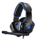 HG27 Gaming Headset 50mm Unit 3.5mm+USB Luminous Headphone Adjustable Mic for PS4 for Xbox one for PC