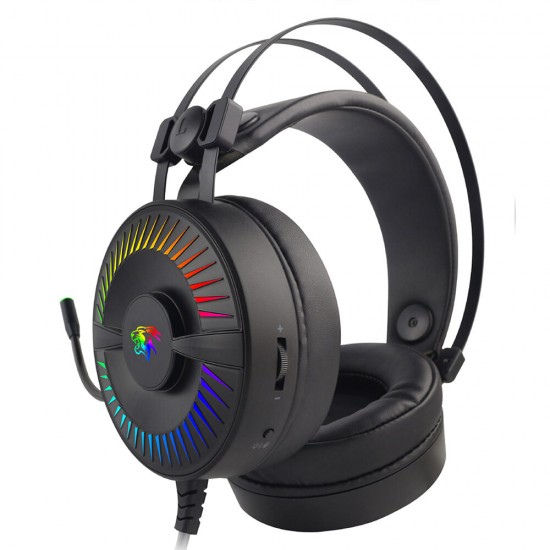 G500 Gaming Headset 50mm Speaker Unit 5D Surround Sound Powerful Bass Noise Reduction Mic for PC Laptop Mobile Phone