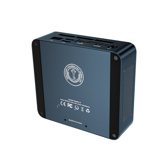 Speed S1 Mini PC Intel i3-8109U 16GB DDR4-2400MHz RAM 500GB SSD WiFi5 RJ45 1000M LAN HDMI Type-C Dual Screen 4K 60FPS Windows10 Pro Mini Computer