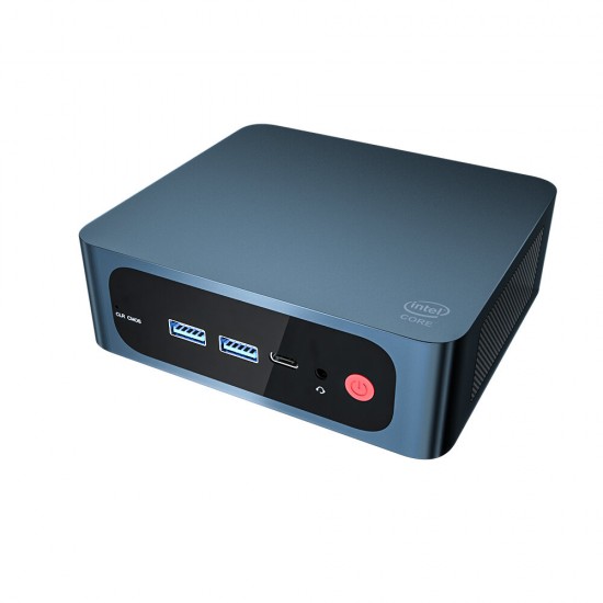 Speed S1 Mini PC Intel i3-8109U 8GB DDR4 RAM 256GB SSD WiFi5 RJ45 1000M LAN HDMI Type-C Dual Screen 4K 60FPS Windows10 Pro Mini Computer