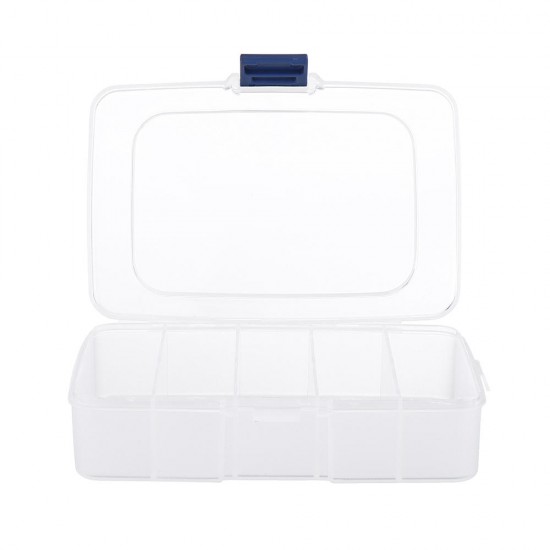 5 Grid Electronic Components Project Storage Assortment Box Bead Organizer Jewelry Box Plastic Storage Case