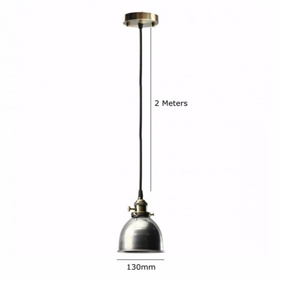 E27 Vintage Retro Hanging Pendant Light Ceiling Lamp Shade Fixture Lampshade