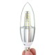 LED Filament Light Bulb Warm White/White Light 550LM E12 Candelabra Base Lamp 5.5W Incandescent Replacement Golden Shell /Silver Shell