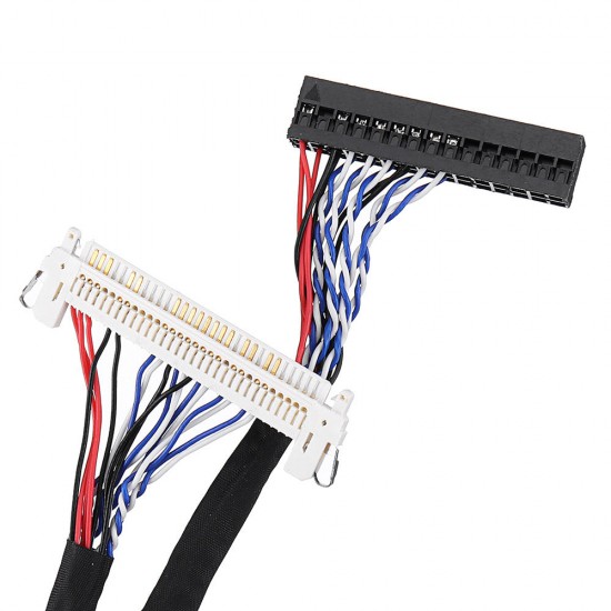 LC320 30P 1CH 8-bit Commonly Screen Cable 40CM Left Power Supply with Buckle For LCD Driver Board