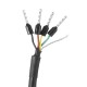 24AWG 4-Core Twisted Pair Shielded Cable RS485 RS232 CAN Data Communication Line 0.2M