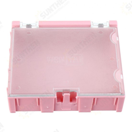 NO.3 Small Splicable Tool Box Screw Object Electronic Project Component Parts Storage Box Case SMT SMD Pops Up Patch Container