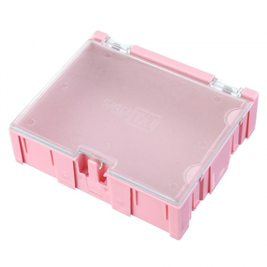 NO.3 Small Splicable Tool Box Screw Object Electronic Project Component Parts Storage Box Case SMT SMD Pops Up Patch Container