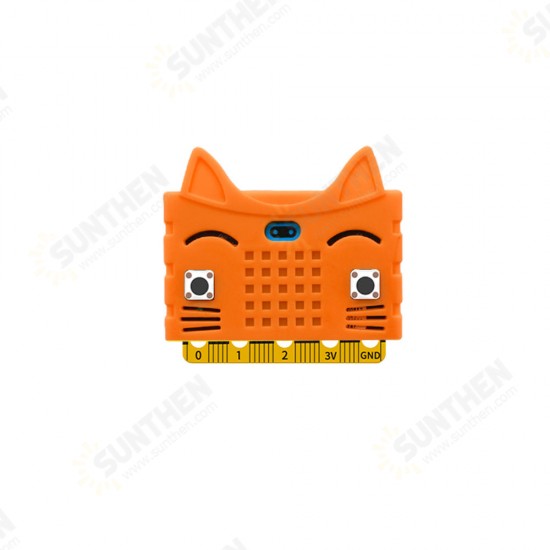 Silicone Protective Enclosure Cover Shell For micro:bit Motherboard Type A Cat Model