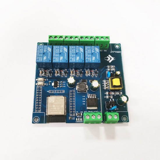 AC/DC Power Supply ESP32 WiFi bluetooth BLE Four-way Relay Module ESP32-WROOM Development Board