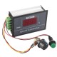 30A DC 6V 12V 24V 48V PWM Motor Speed Controller LED Digital Display Adjustable Voltage Regulator with Potentiometer Switch