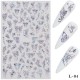 3D Holographic Nail Art Stickers Colorful DIY Butterfly Nail Transfer Decals