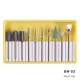 Alloy Tungsten Steel Ceramic Nail Polisher Set Polishing Tool