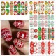 Christmas Nail Art Decoration Transfer Manicure Tips Decal Stickers