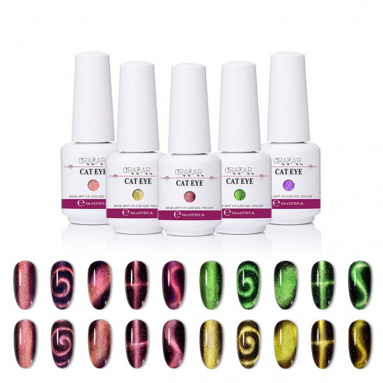 New Glitter Wide Cat Eye Gel 8ML 9D Magic nail polish phototherapy manicure