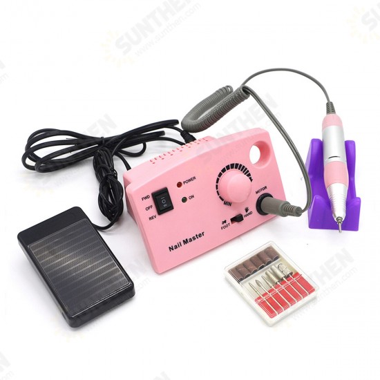 Manicure Drill Machine Set Electric Nail Drill Machine Nail Sander Gel Cuticle Remove Nail Lathe File Polish Tool