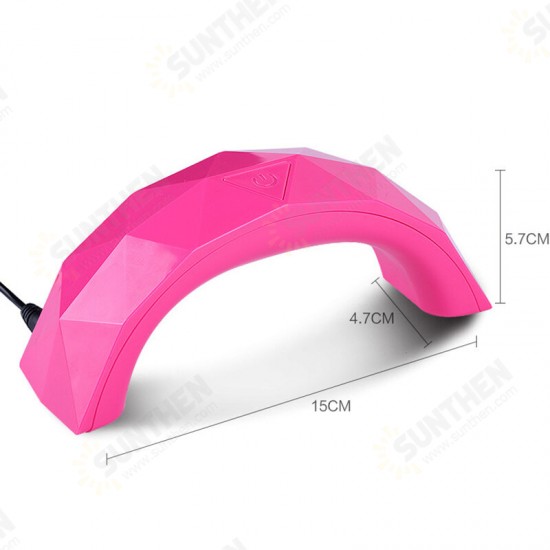 Mini USB LED UV Lamp Nail Dryer Machine Gel Polish Curing Light Manicure Polish Dawn