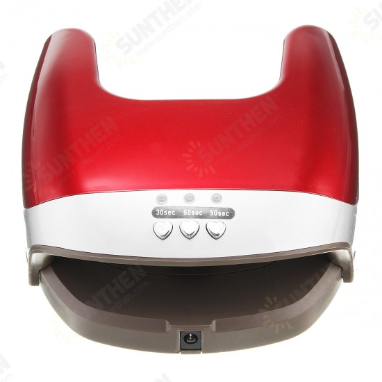 UV Gel Polish LED Nail Lamp Nail Dryer Curing Light with Bottom 30s/60s/90s Timer LCD Display 48W