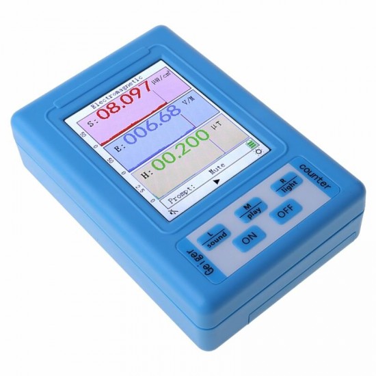 BR-9A Electromagnetic Radiation Detector EMF Meter Radiation Dosimeter Monitor Tester