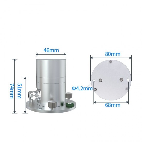 High-Precision Solar Radiation Sensor Sunlight Intensity Meter for Outdoor Meteorological Energy Agricultural Radiation Detection