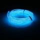 3M EL Led Flexible Soft Tube Wire Neon Glow Car Rope Strip Light Xmas Decor DC12V