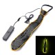 Battery Powered LED Light Up El Wire Tie Adjustable Necktie for Party Halloween Wedding DC3V