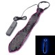 Battery Powered LED Light Up El Wire Tie Adjustable Necktie for Party Halloween Wedding DC3V