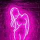 Neon Light Sign Custom Led Human Body Girl's Buttocks Visual Art Bar Club Wall Hanging Flexible Lighting For Sign Decor Room